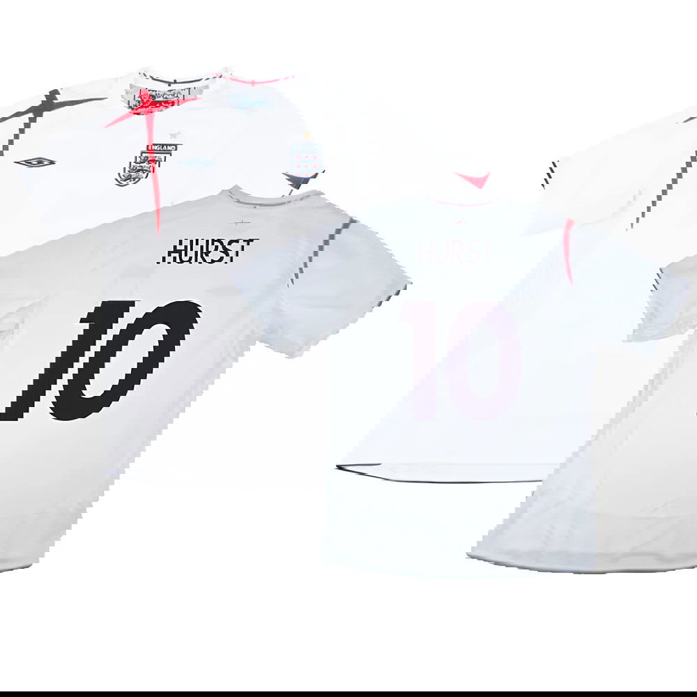 England 2005-07 Home Shirt (XXL) (Very Good) (Hurst 10)