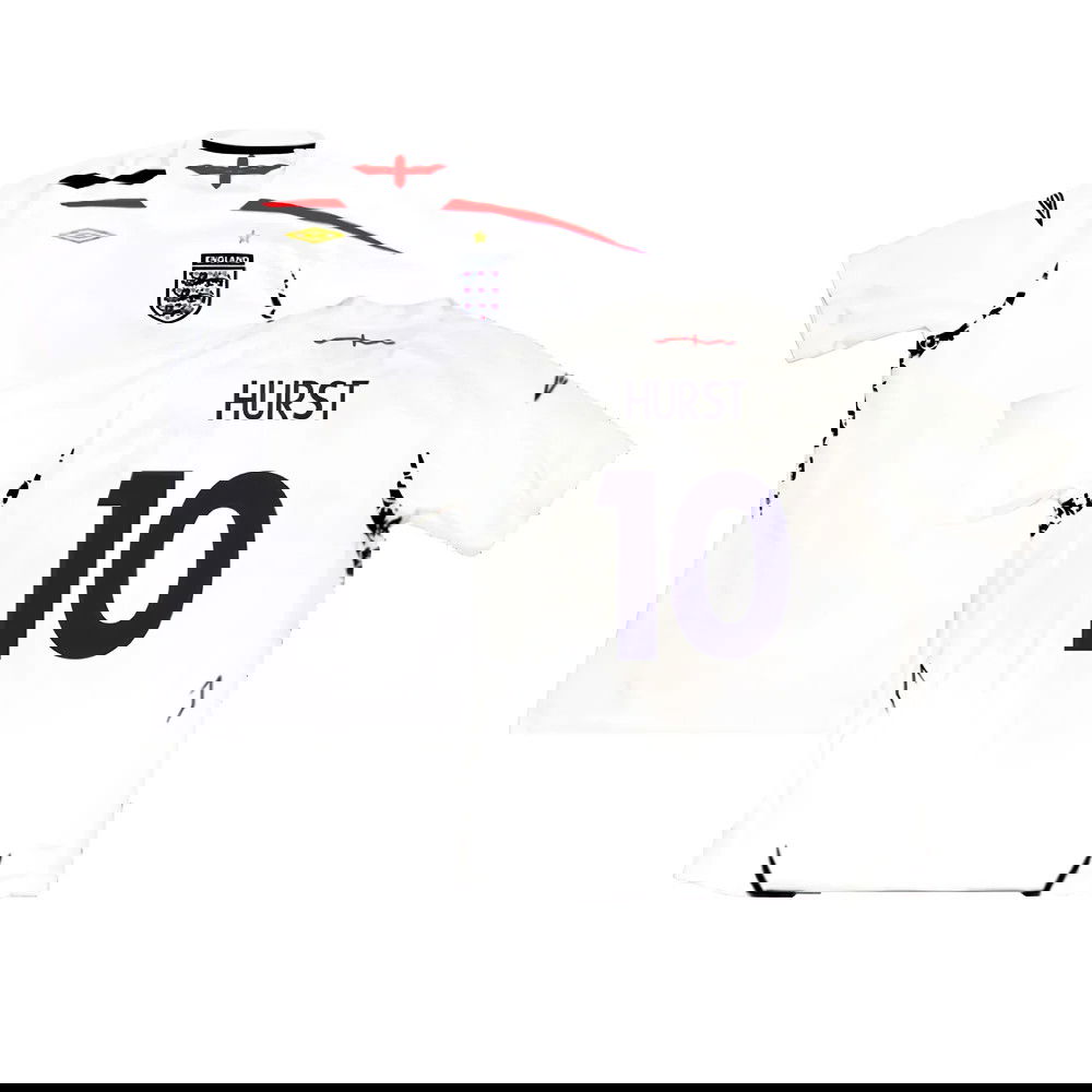 England 2007-09 Home Shirt (2XL) (Excellent) (Hurst 10)