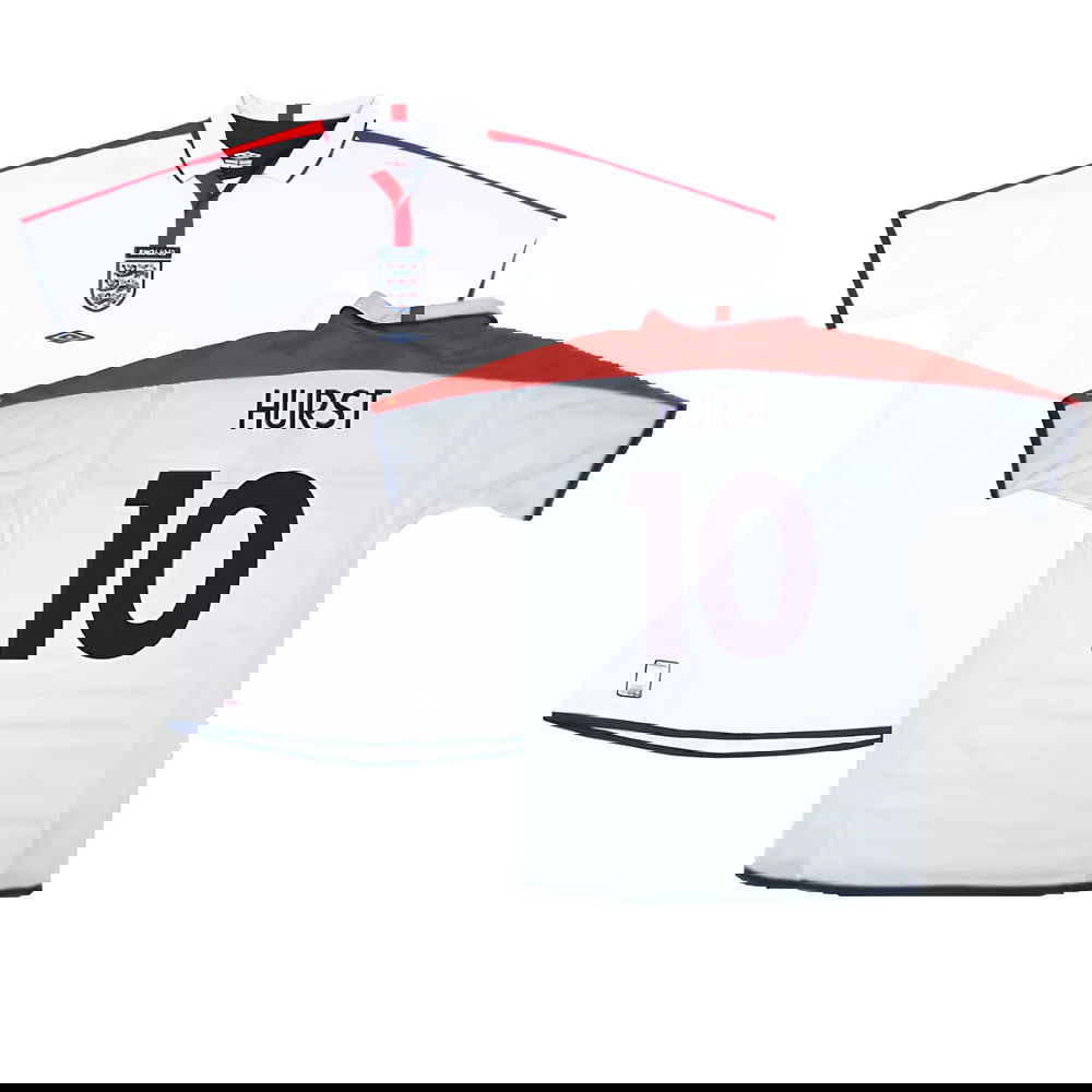 England 2003-05 Home Shirt (XXL) (Excellent) (Hurst 10)