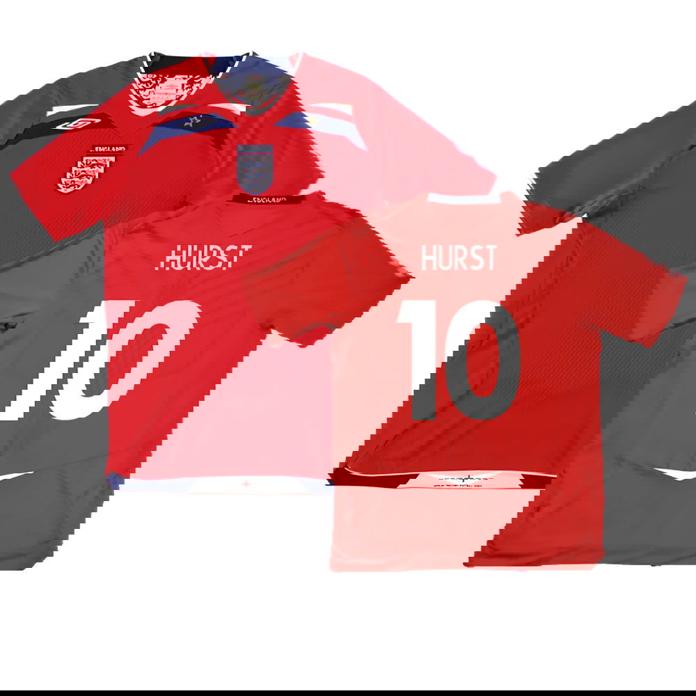 England 2008-10 Away Shirt (Very Good) (Hurst 10)