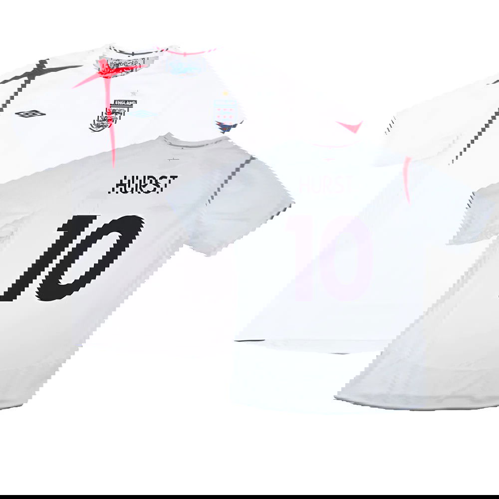 England 2005-07 Home Shirt (XL) (Mint) (Hurst 10)