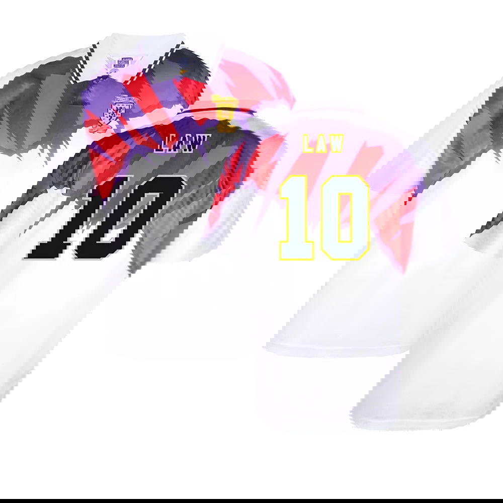 Scotland 1992 Away Retro Shirt (Law 10)