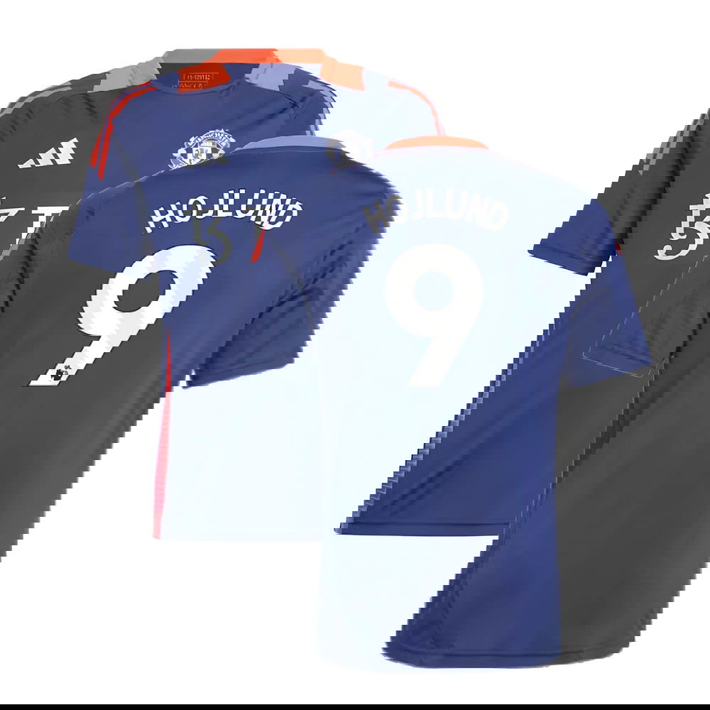 2024-2025 Man Utd Training Jersey (Night Indigo) - Kids (Hojlund 9)