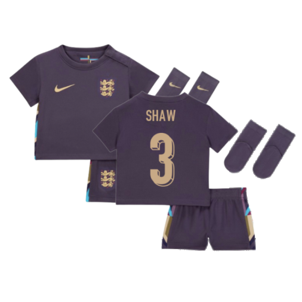 2024-2025 England Away Baby Kit (Shaw 3)
