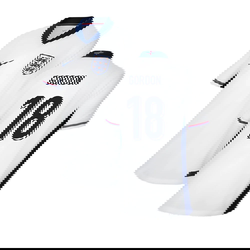 2024-2025 England Home Shirt (Kids) (Gordon 18)