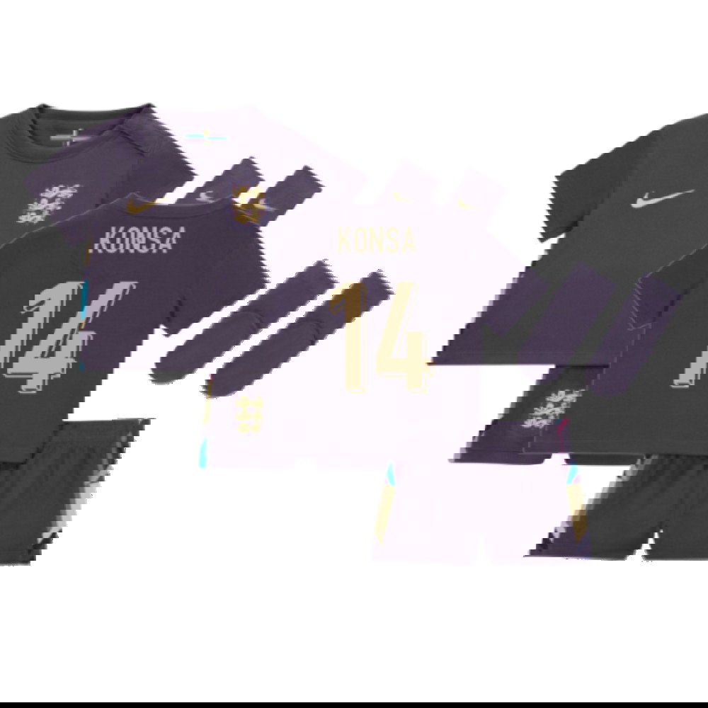 2024-2025 England Away Baby Kit (Konsa 14)