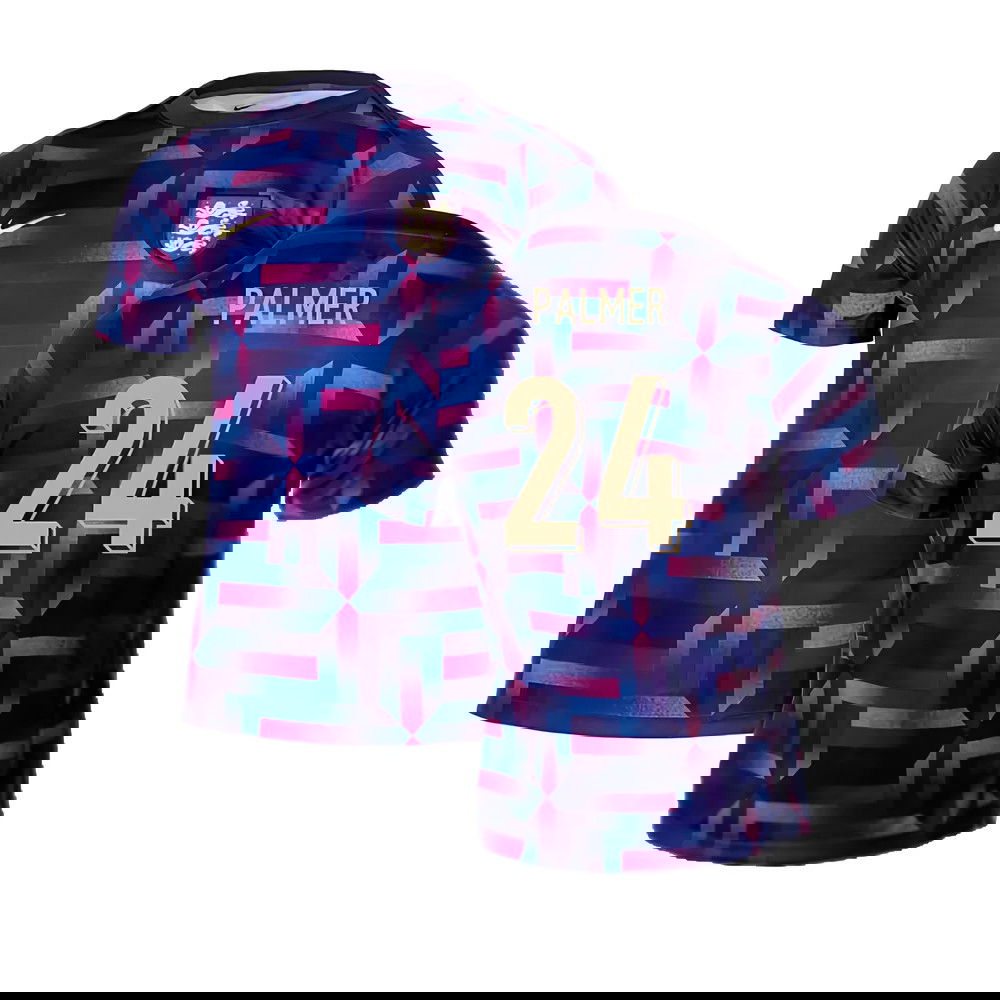 2024-2025 England Academy Pro Pre-Match Shirt (Purple Ink) (Palmer 24)