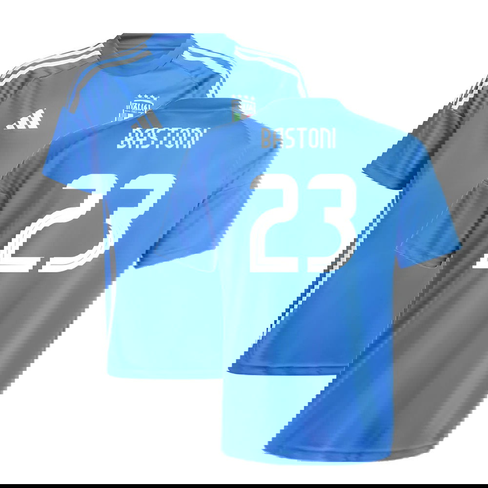 2024-2025 Italy Home Fan Jersey (Kids) (BASTONI 23)