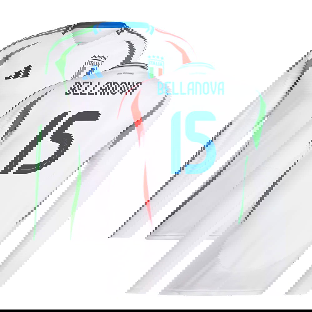 2024-2025 Italy Long Sleeve Away Shirt (BELLANOVA 15)