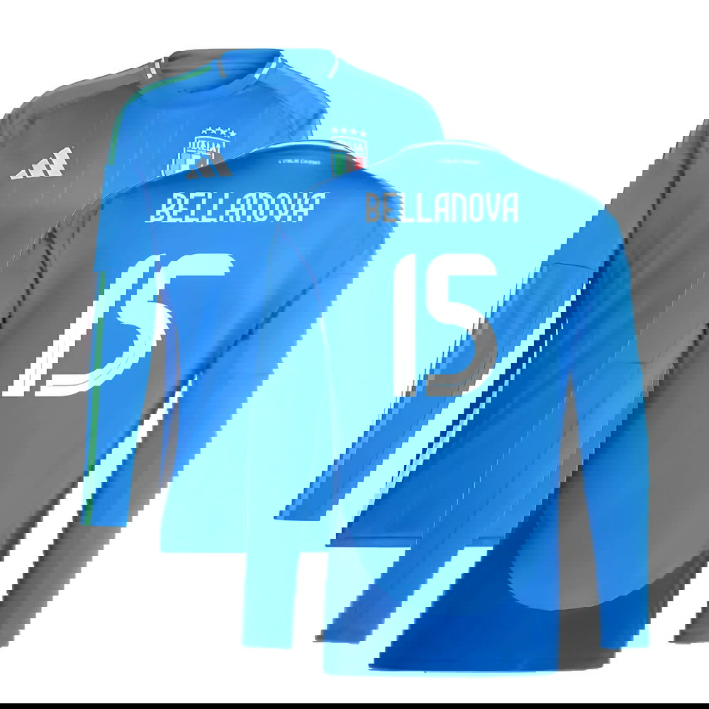 2024-2025 Italy Long Sleeve Home Shirt (BELLANOVA 15)