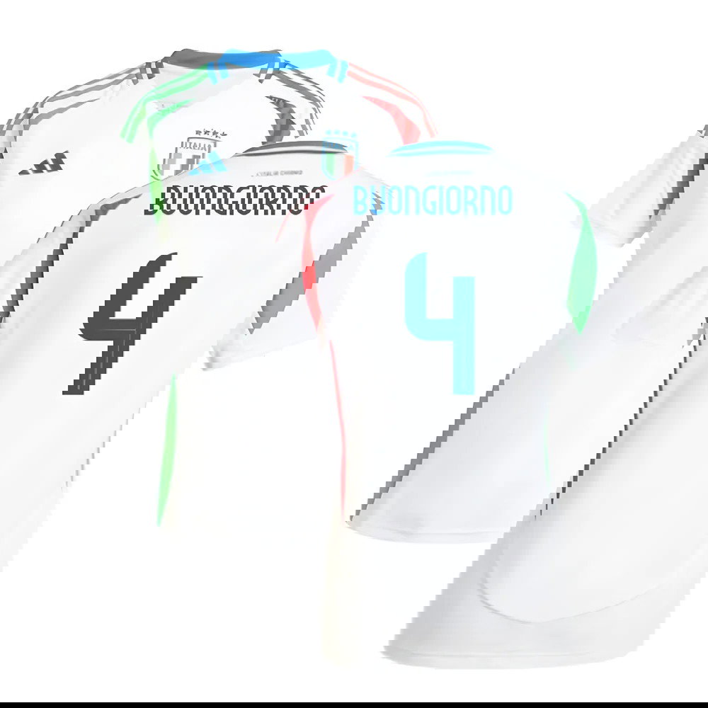 2024-2025 Italy Away Shirt (Ladies) (BUONGIORNO 4)