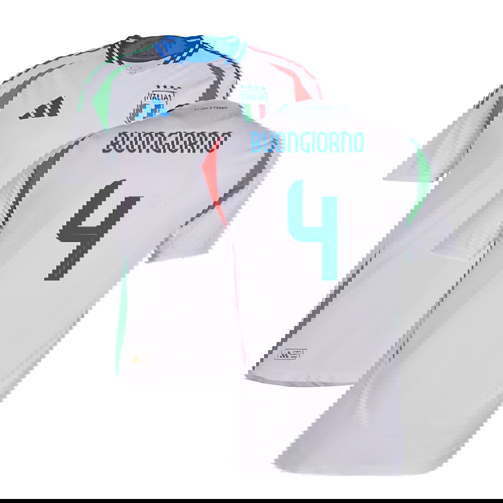 2024-2025 Italy Authentic Away Shirt (BUONGIORNO 4)