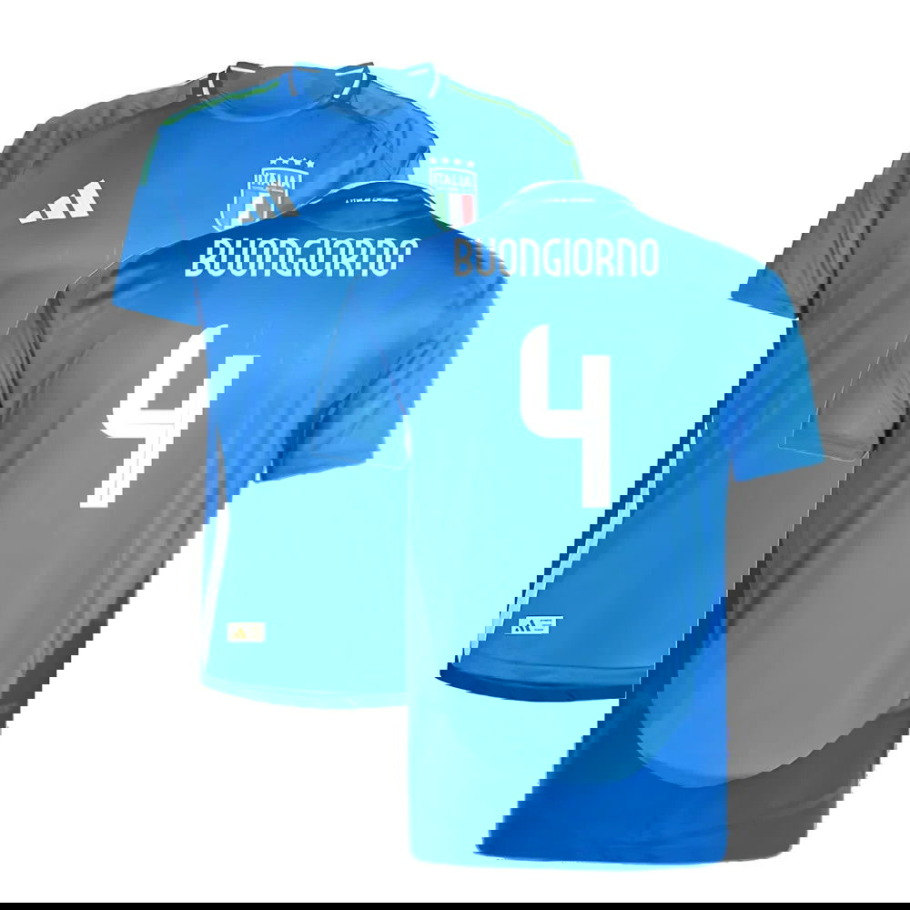 2024-2025 Italy Authentic Home Shirt (BUONGIORNO 4)