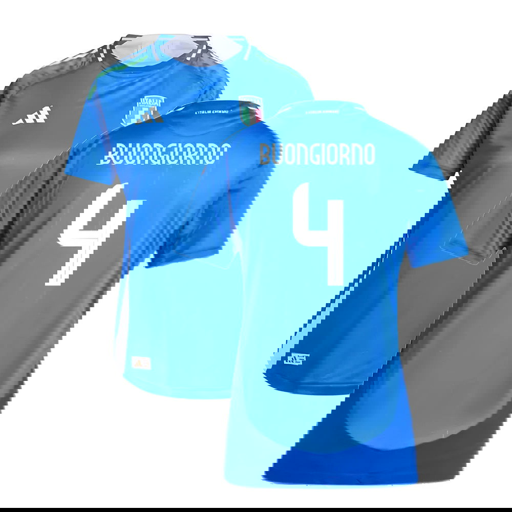 2024-2025 Italy Authentic Home Shirt (Ladies) (BUONGIORNO 4)