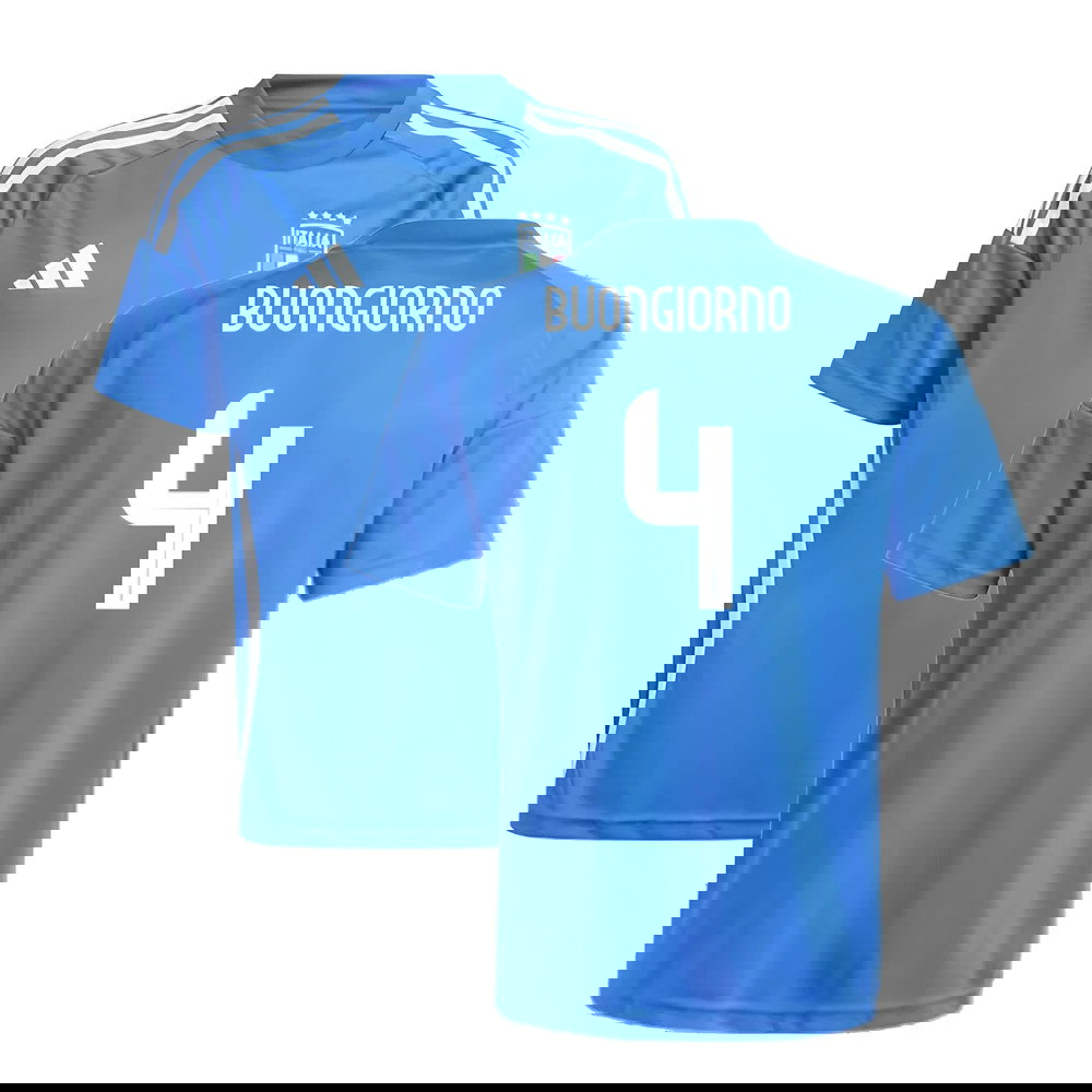2024-2025 Italy Home Fan Jersey (Kids) (BUONGIORNO 4)