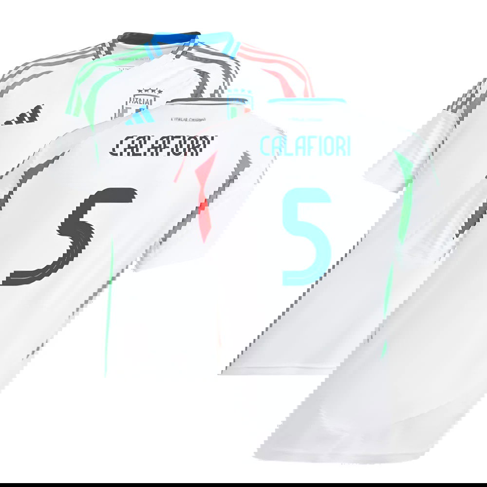 2024-2025 Italy Away Shirt (Kids) (CALAFIORI 5)