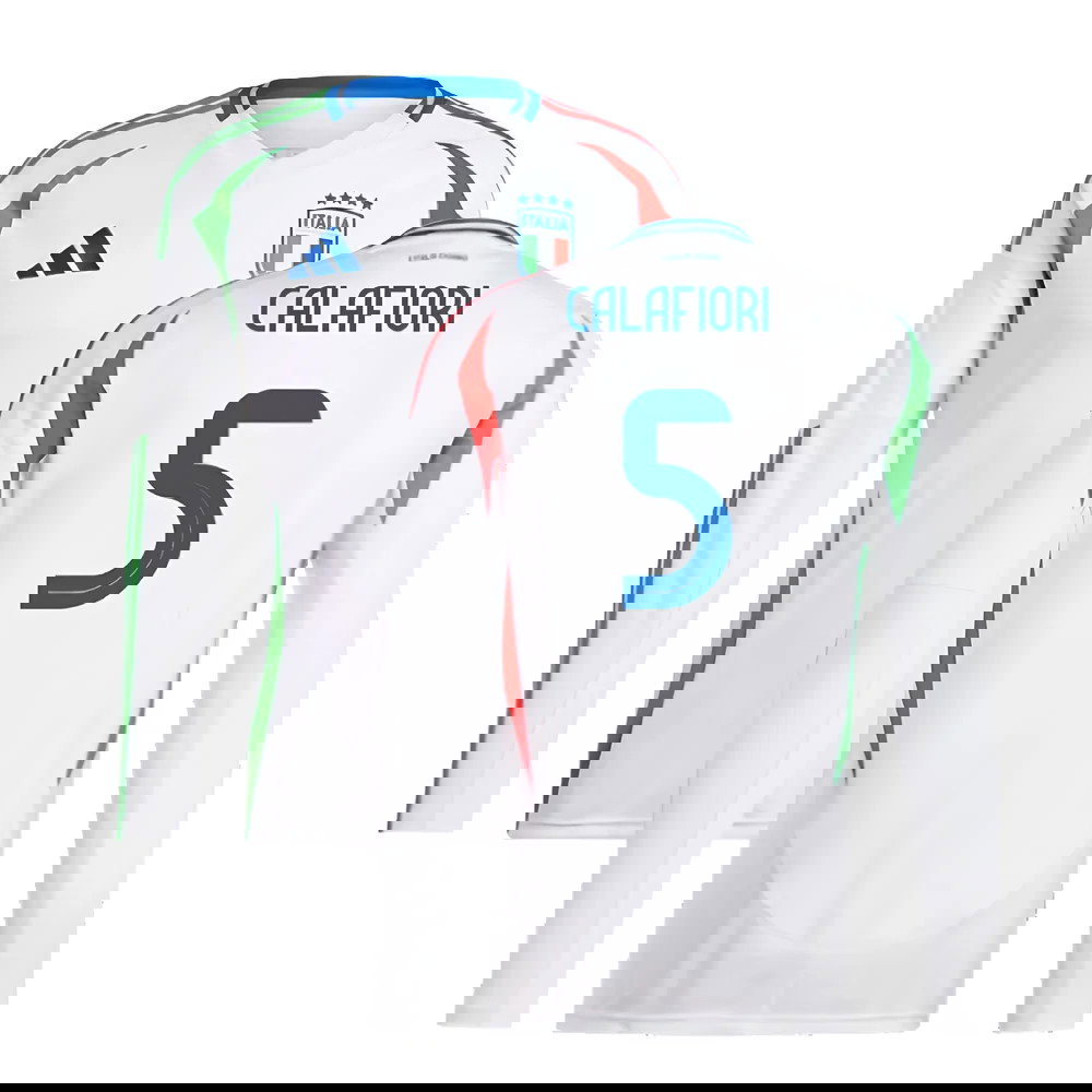 2024-2025 Italy Long Sleeve Away Shirt (CALAFIORI 5)