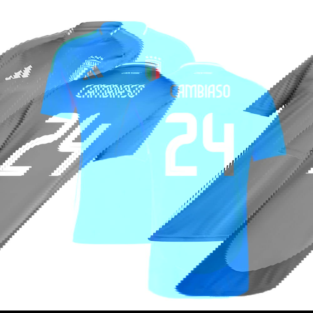 2024-2025 Italy Home Shirt (CAMBIASO 24)