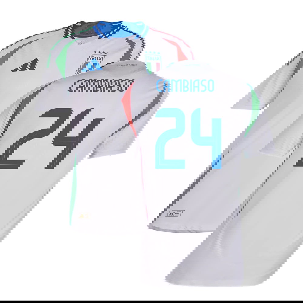 2024-2025 Italy Authentic Away Shirt (CAMBIASO 24)