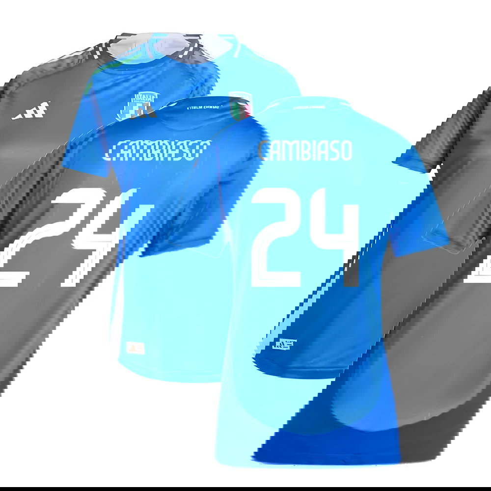 2024-2025 Italy Authentic Home Shirt (Ladies) (CAMBIASO 24)