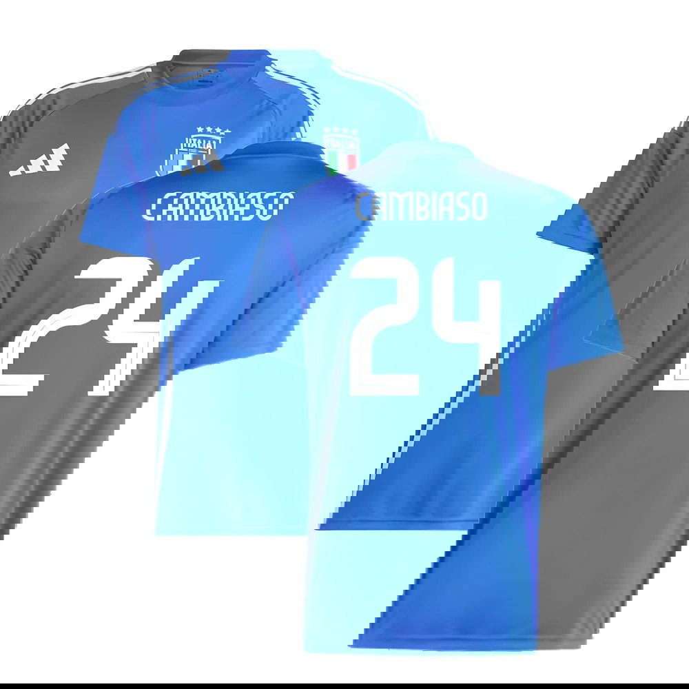 2024-2025 Italy Home Fan Jersey (CAMBIASO 24)