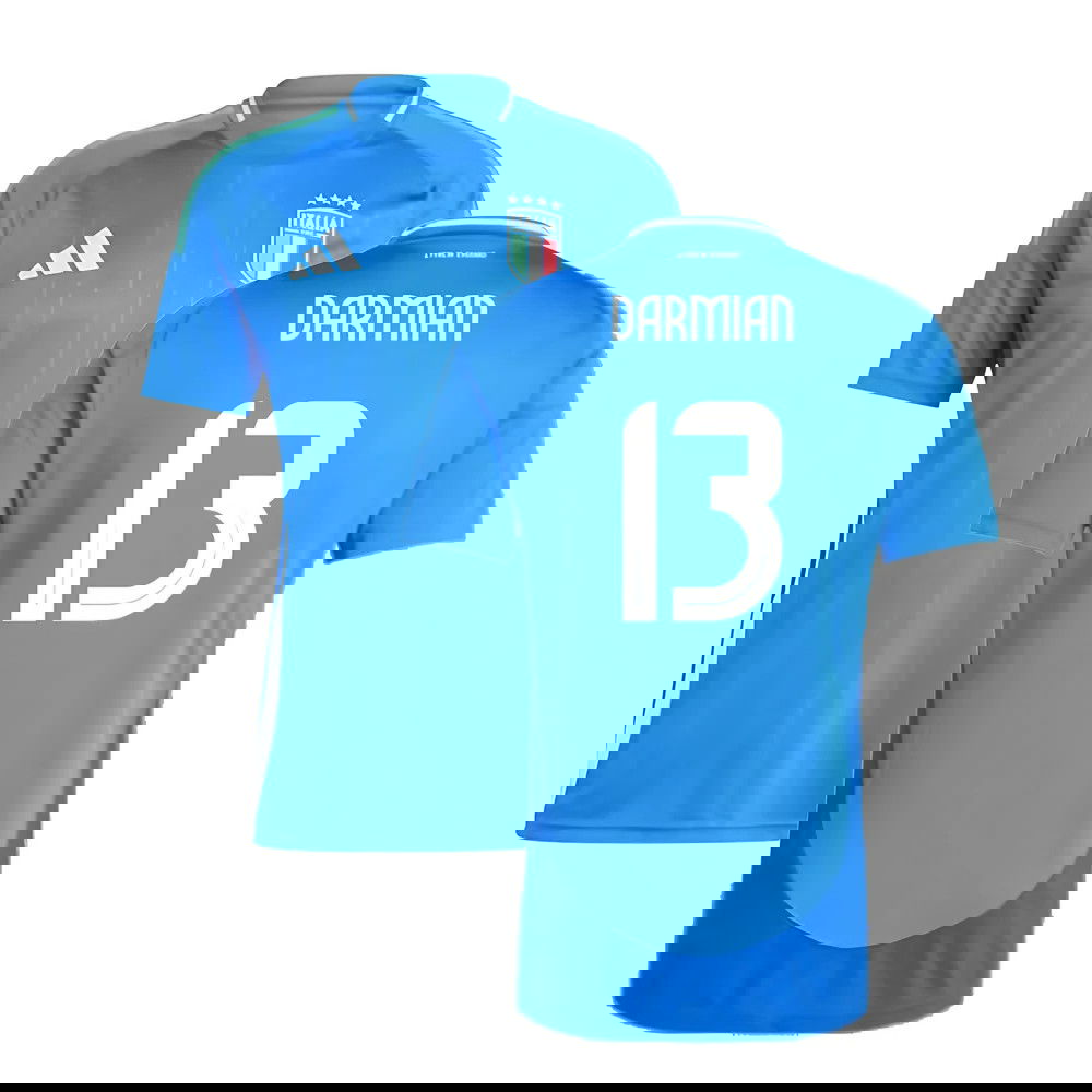 2024-2025 Italy Home Shirt (DARMIAN 13)