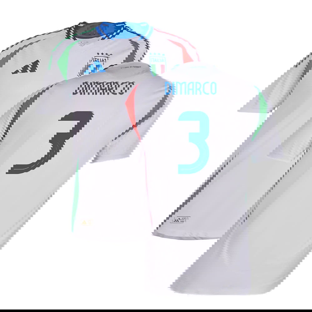 2024-2025 Italy Authentic Away Shirt (DIMARCO 3)