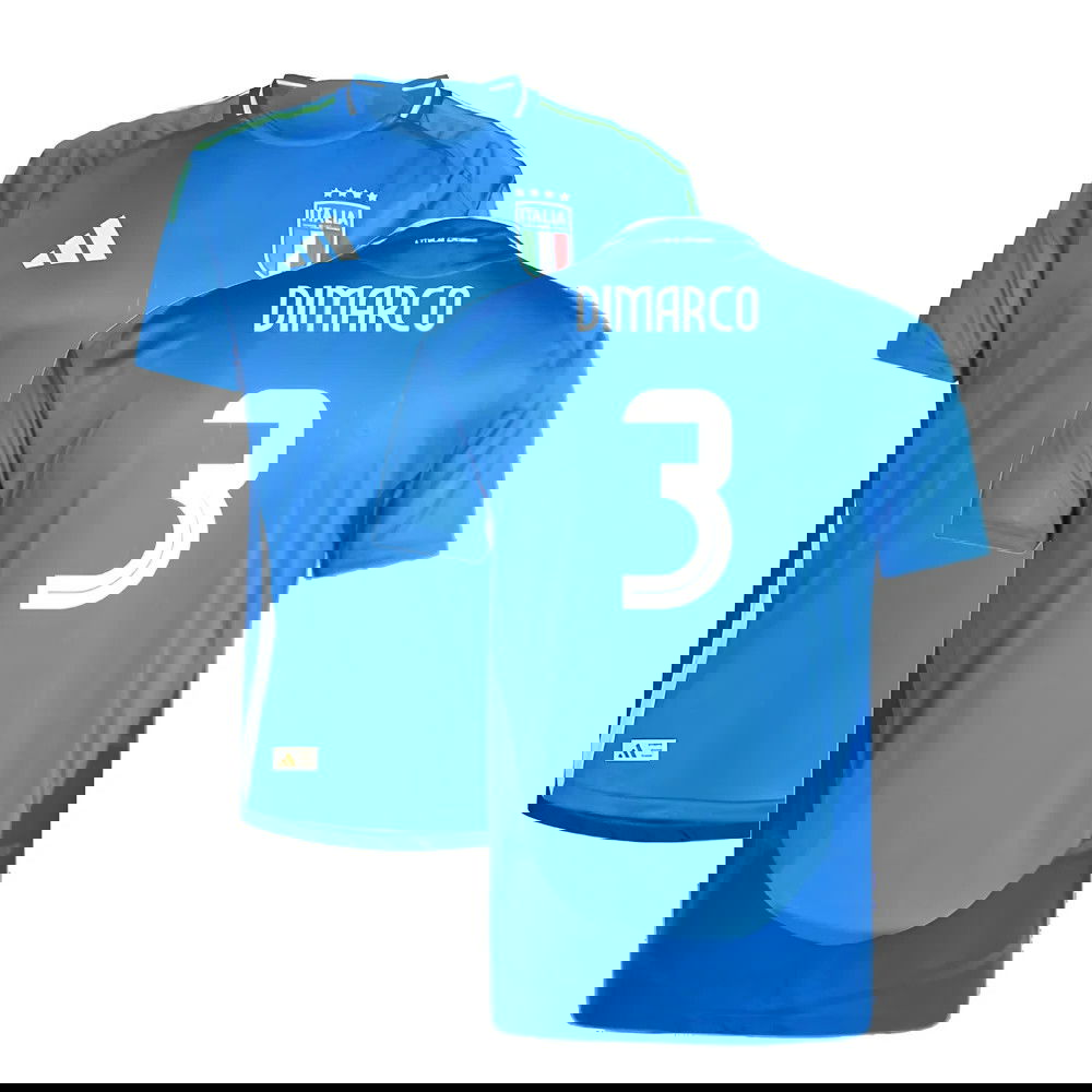 2024-2025 Italy Authentic Home Shirt (DIMARCO 3)