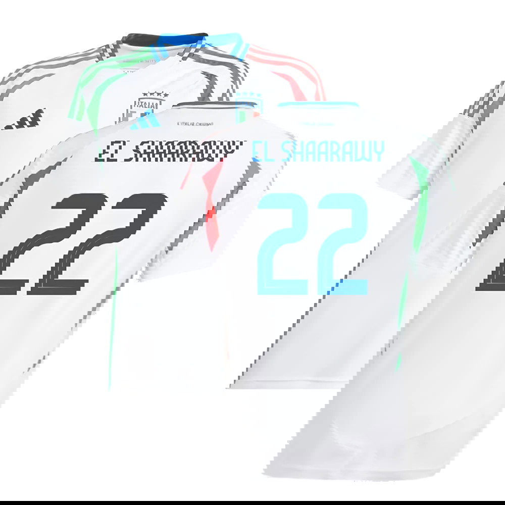 2024-2025 Italy Away Shirt (Kids) (EL SHAARAWY 22)