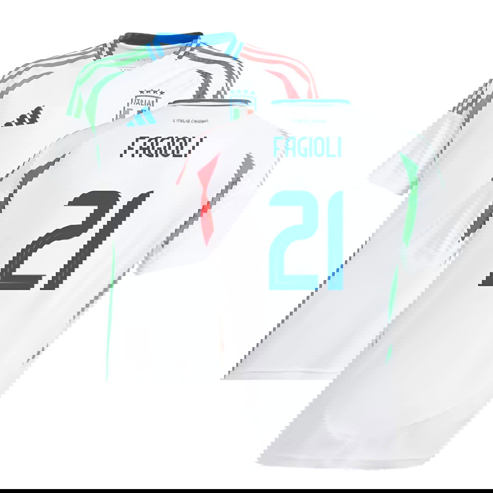2024-2025 Italy Away Shirt (Kids) (FAGIOLI 21)