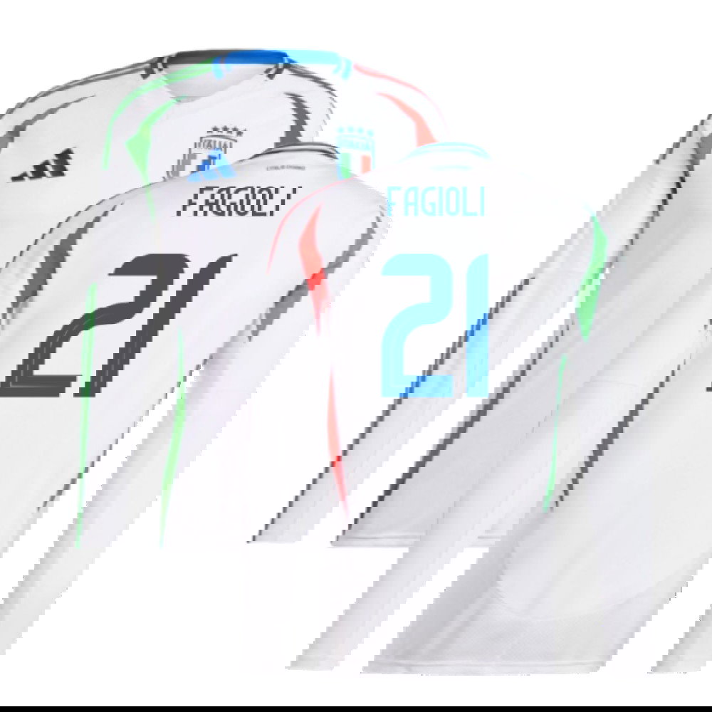 2024-2025 Italy Long Sleeve Away Shirt (FAGIOLI 21)