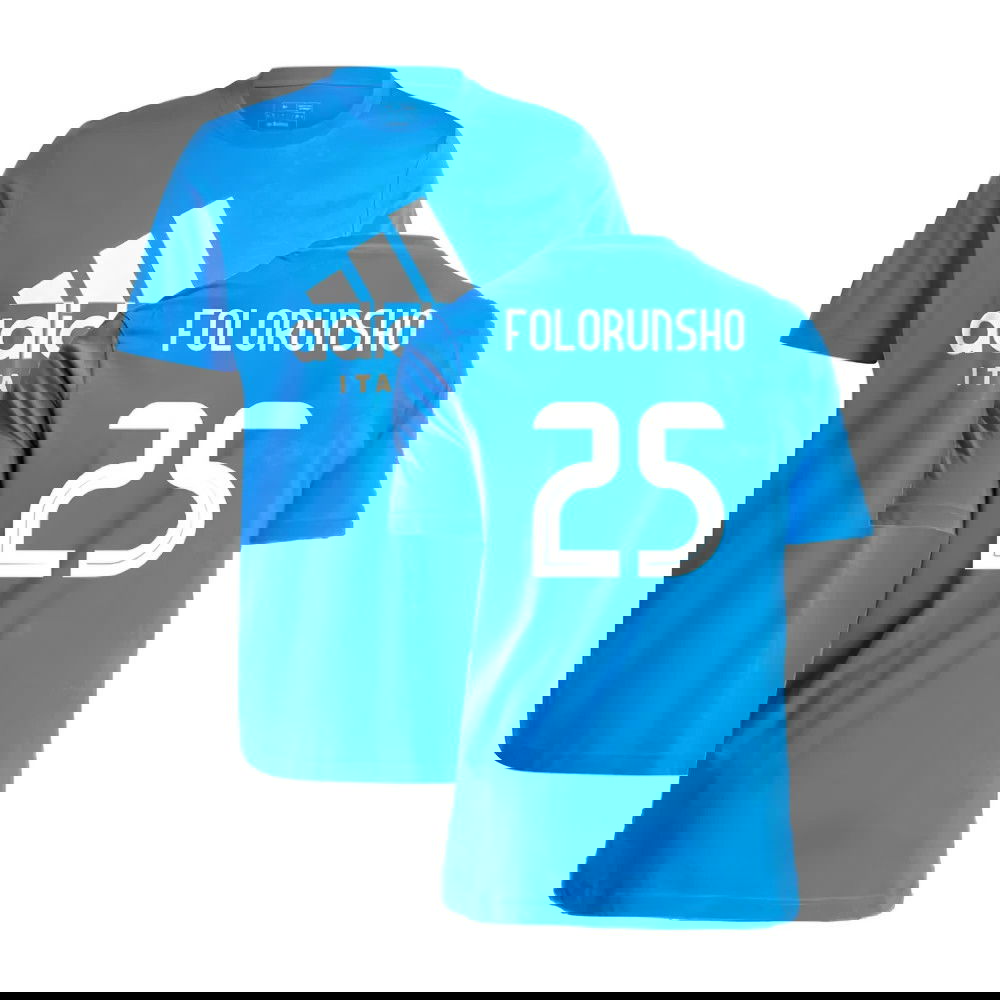 2024-2025 Italy DNA Graphic Tee (Blue) (FOLORUNSHO 25)