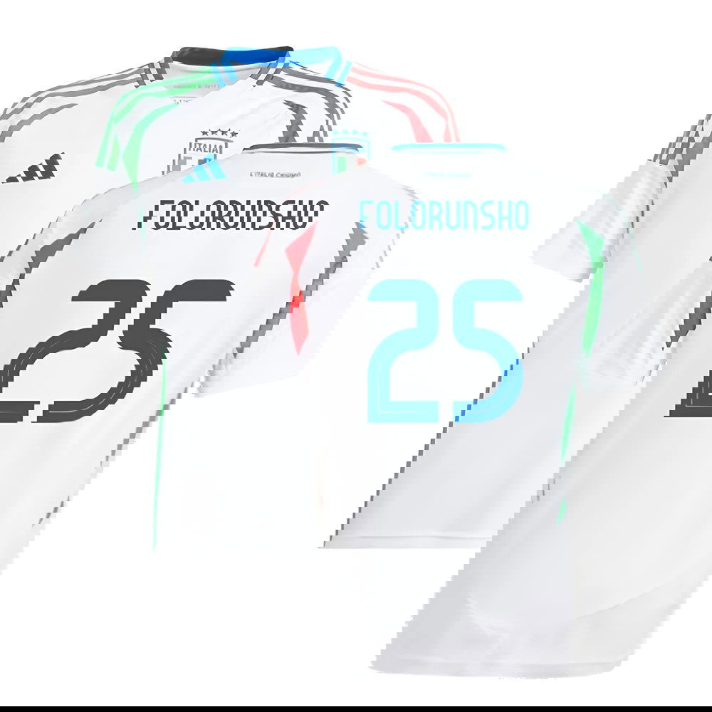 2024-2025 Italy Away Shirt (Kids) (FOLORUNSHO 25)