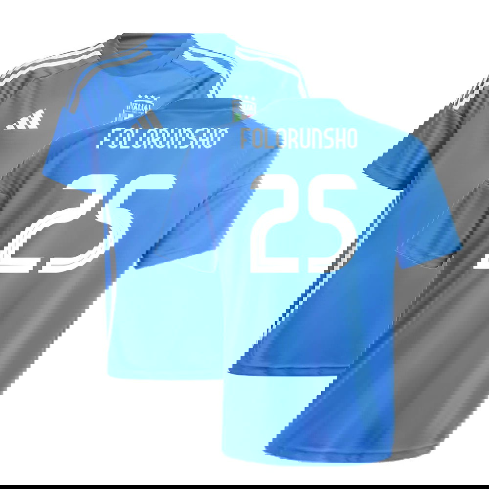 2024-2025 Italy Home Fan Jersey (Kids) (FOLORUNSHO 25)