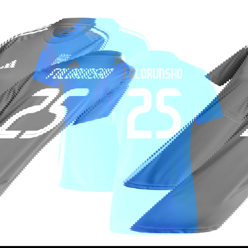 2024-2025 Italy Home Fan Jersey (Ladies) (FOLORUNSHO 25)