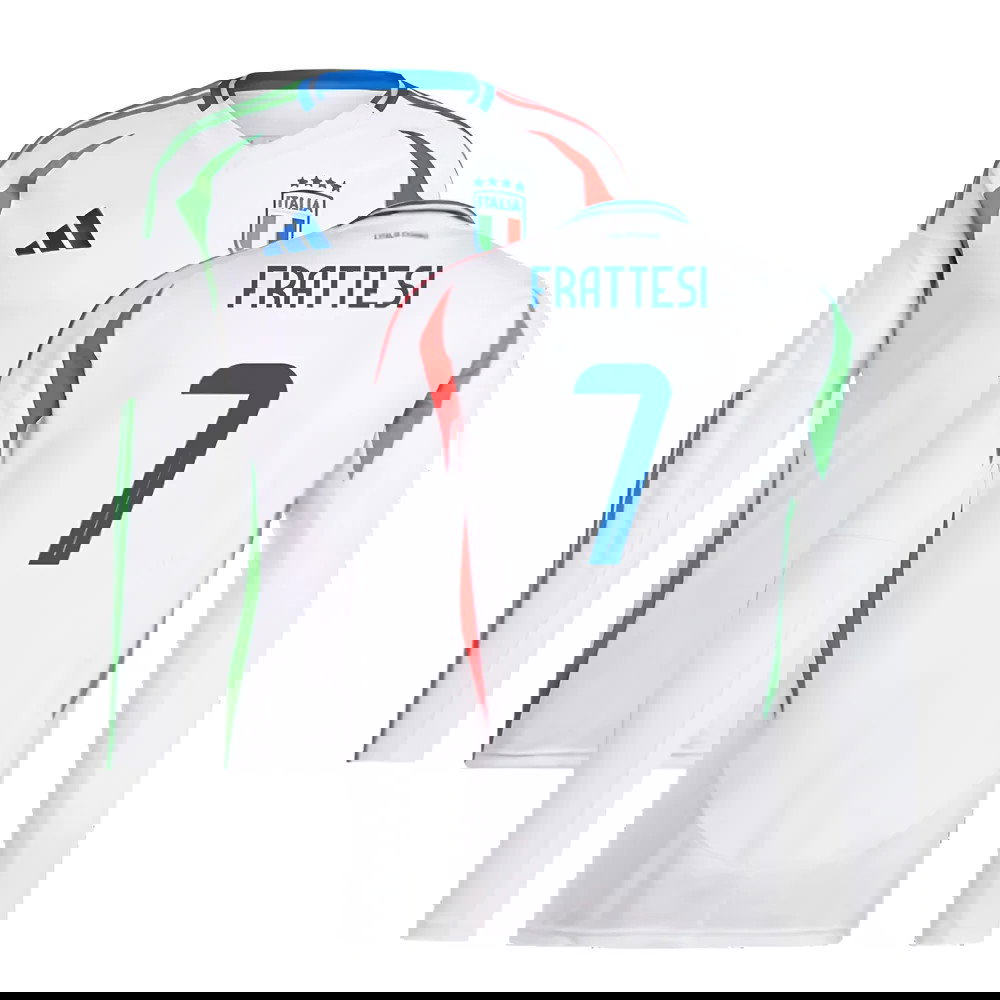 2024-2025 Italy Long Sleeve Away Shirt (FRATTESI 7)