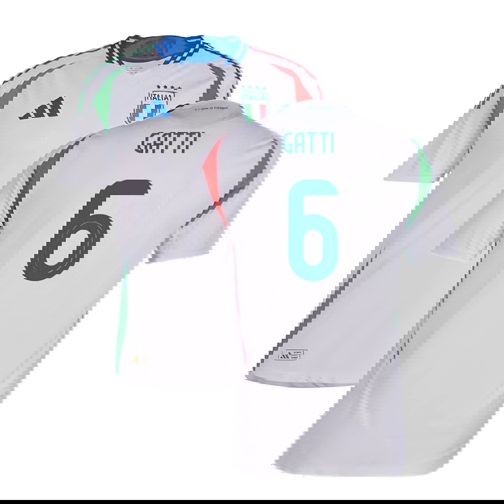 2024-2025 Italy Authentic Away Shirt (GATTI 6)