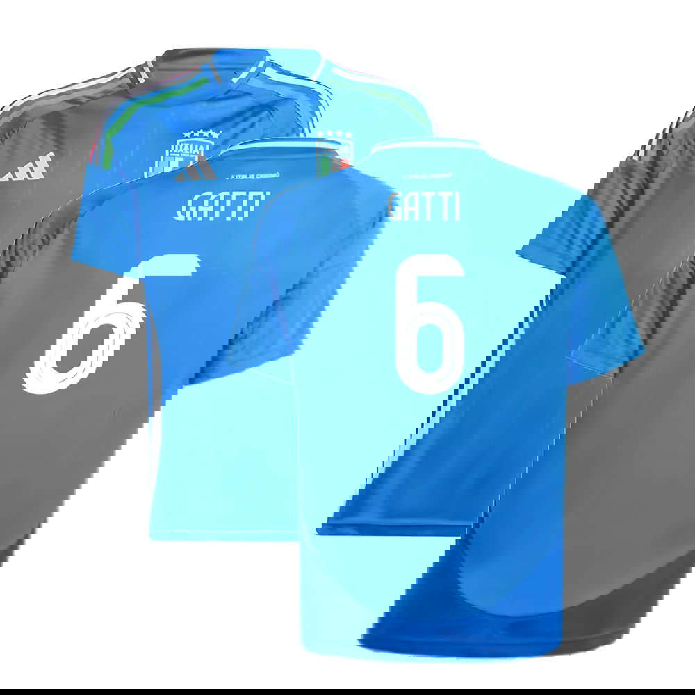 2024-2025 Italy Home Shirt (Kids) (GATTI 6)