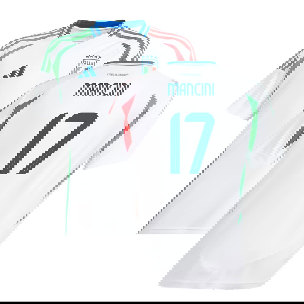 2024-2025 Italy Away Shirt (Kids) (MANCINI 17)