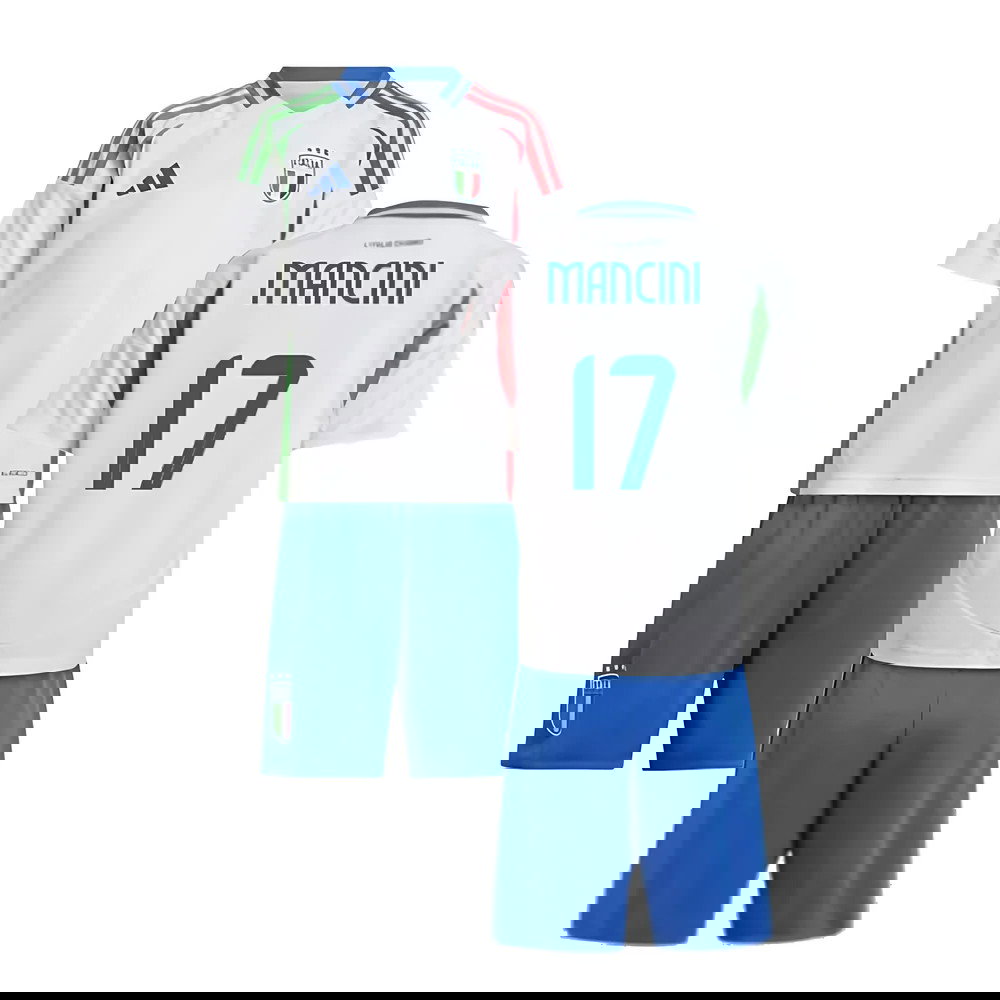 2024-2025 Italy Away Mini Kit (MANCINI 17)