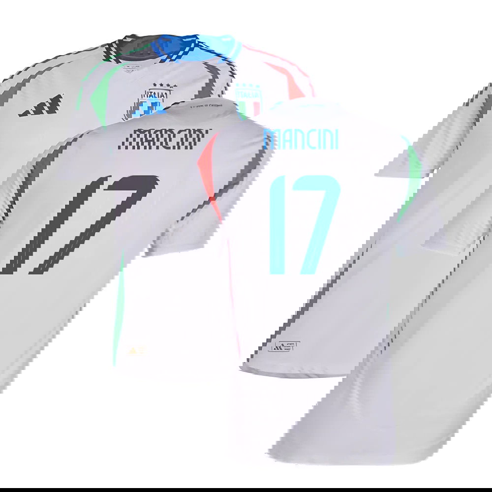 2024-2025 Italy Authentic Away Shirt (MANCINI 17)