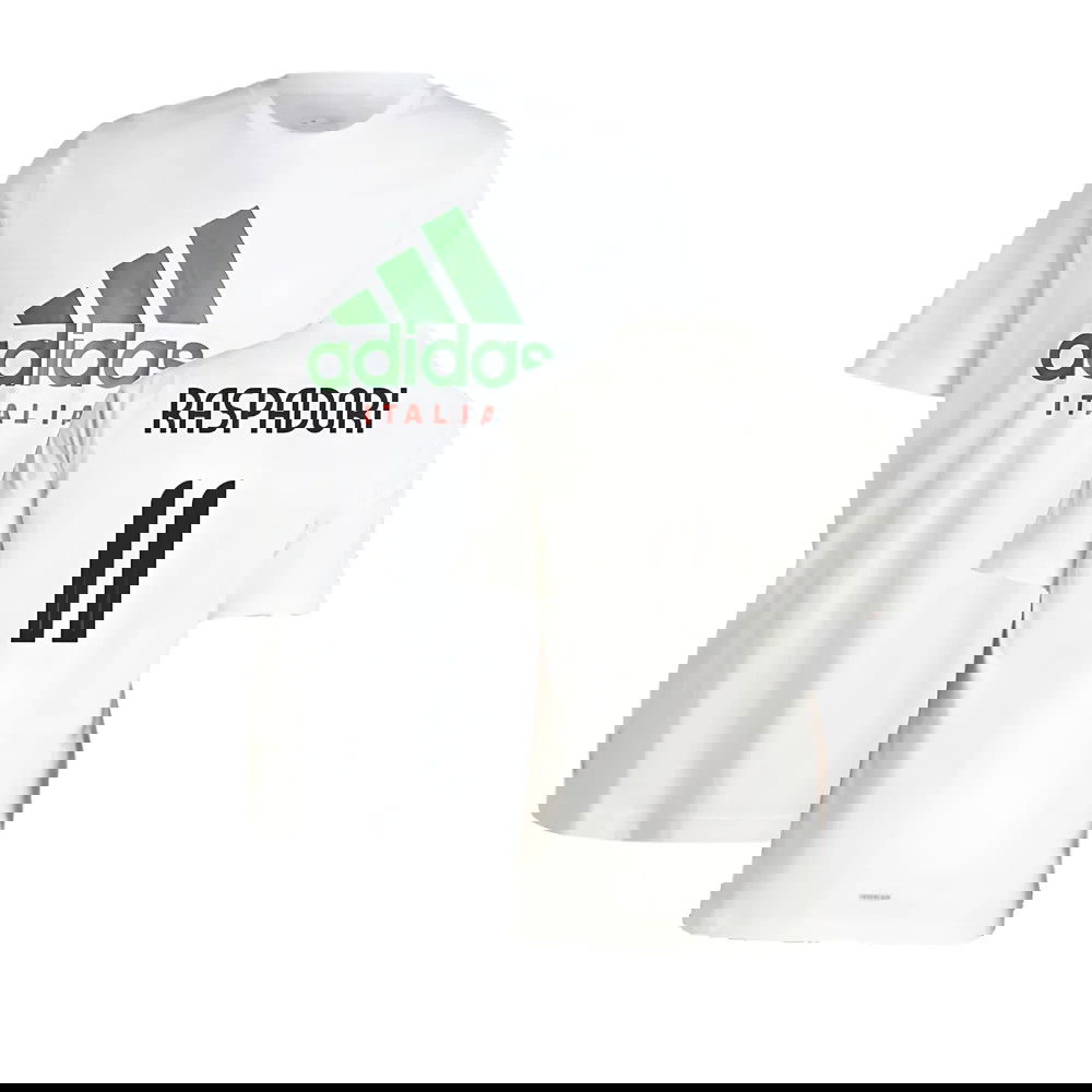 2024-2025 Italy DNA Graphic Tee (White) (RASPADORI 11)