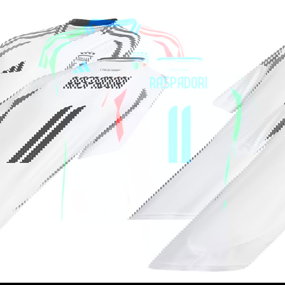 2024-2025 Italy Away Shirt (Kids) (RASPADORI 11)