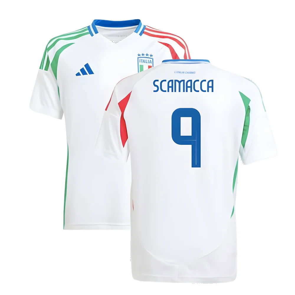 2024-2025 Italy Away Shirt (Kids) (SCAMACCA 9)