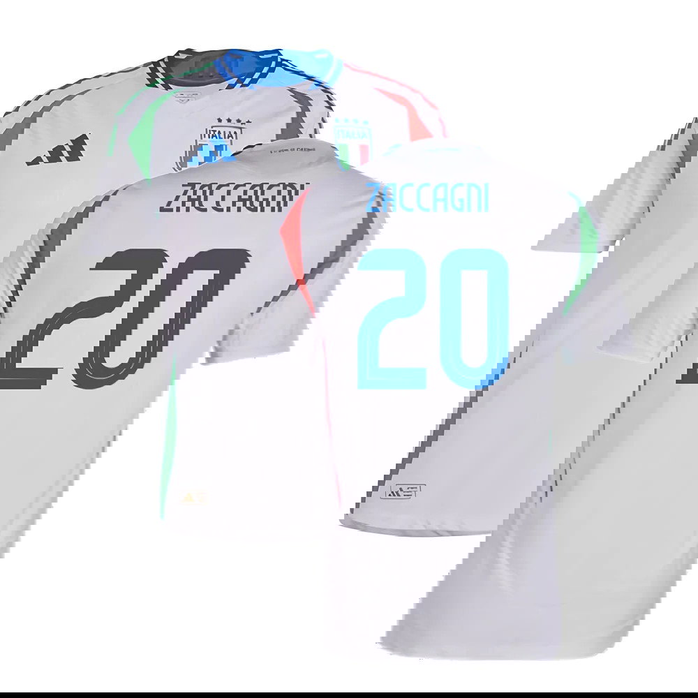 2024-2025 Italy Authentic Away Shirt (ZACCAGNI 20)