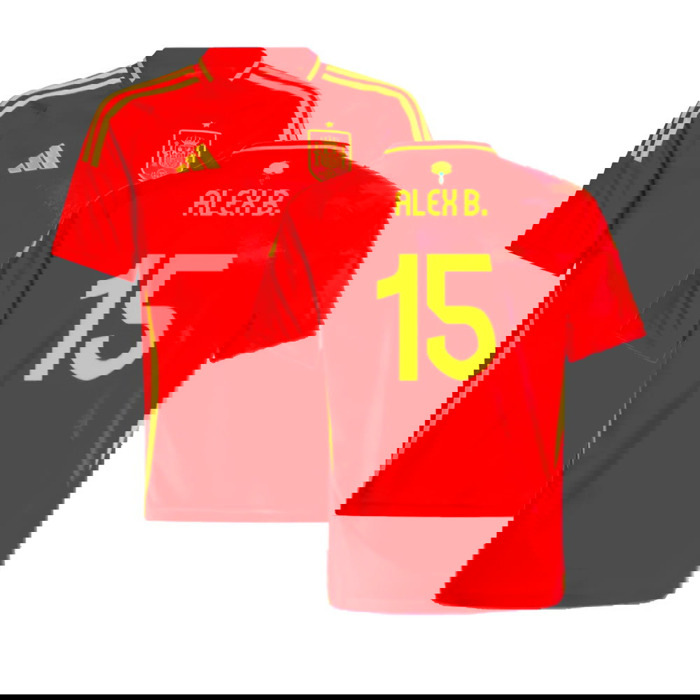 2024-2025 Spain Home Shirt (Kids) (Alex B. 15)