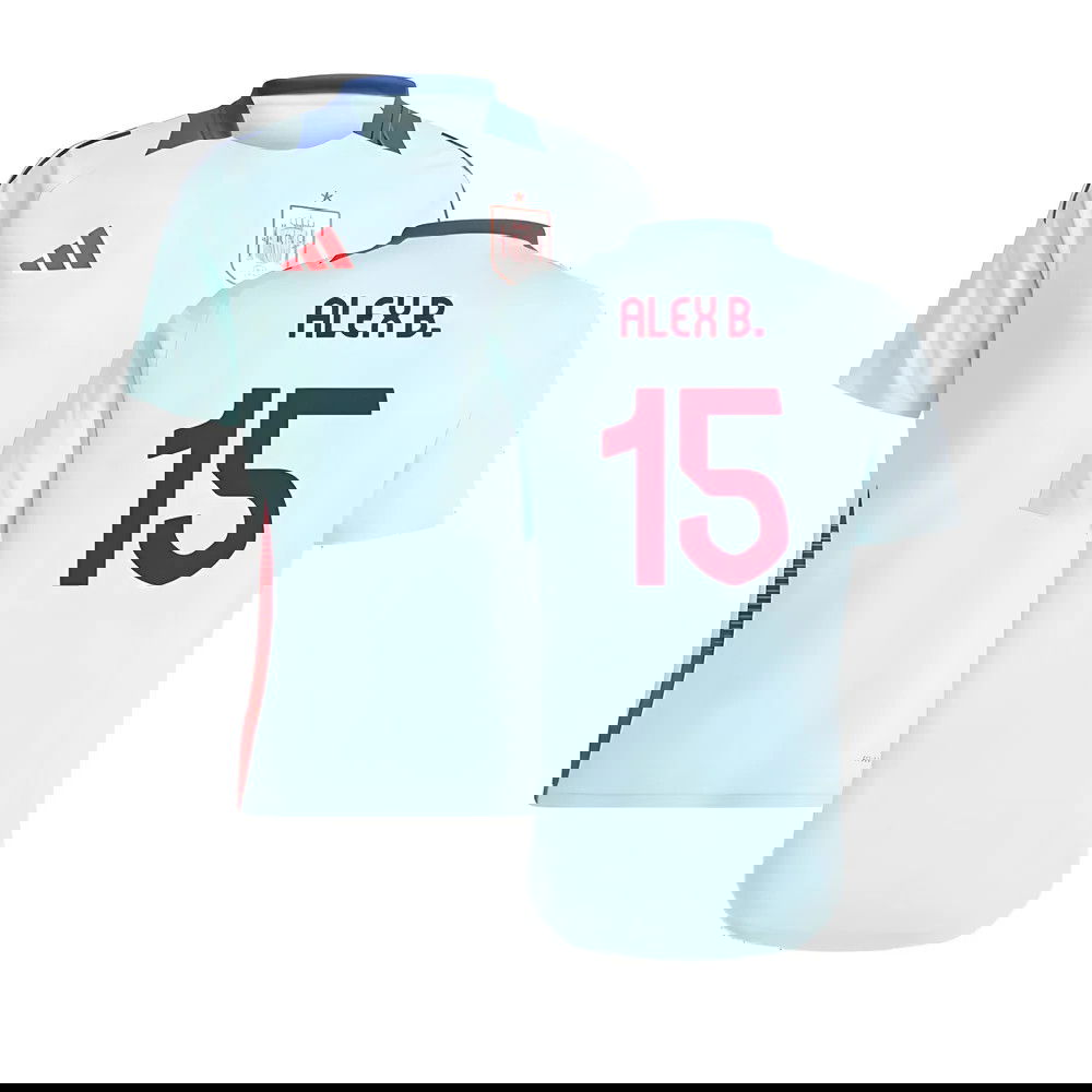 2024-2025 Spain Training Jersey (Halo Mint) (Alex B. 15)