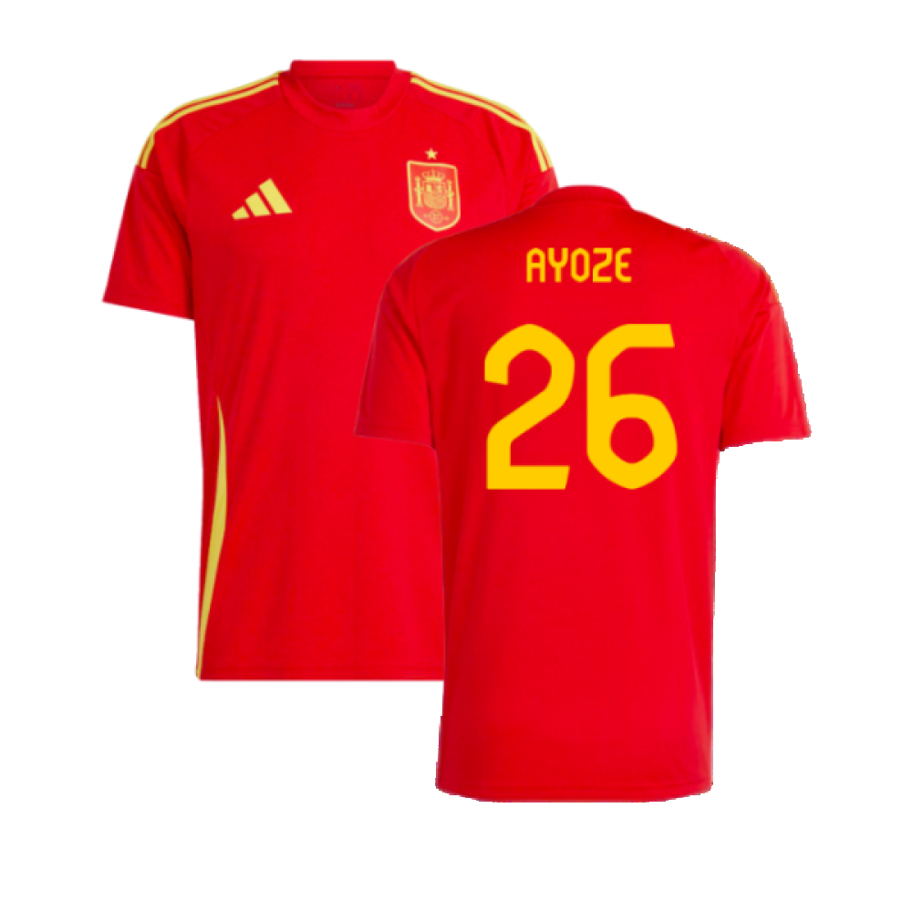 2024-2025 Spain Home Fan Jersey (Ayoze 26)