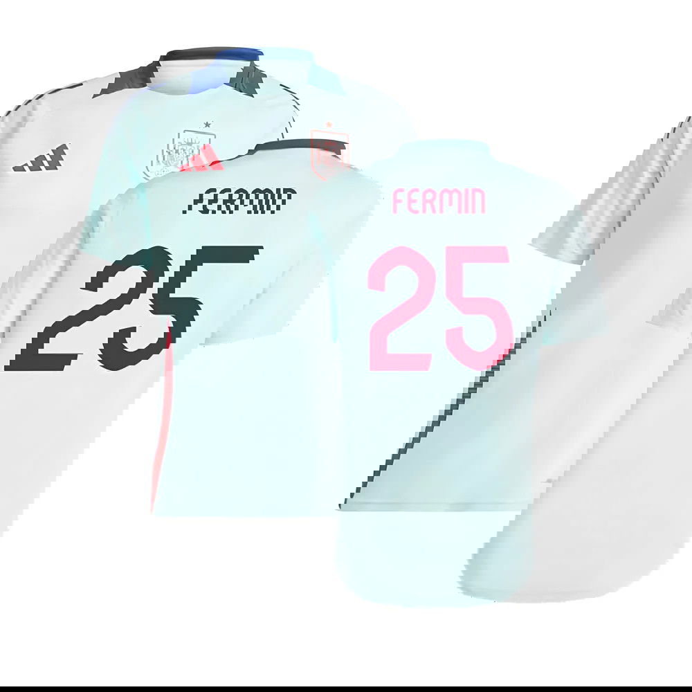 2024-2025 Spain Training Jersey (Halo Mint) (Fermin 25)
