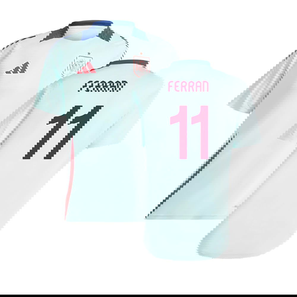 2024-2025 Spain Training Jersey (Halo Mint) (Ferran 11)
